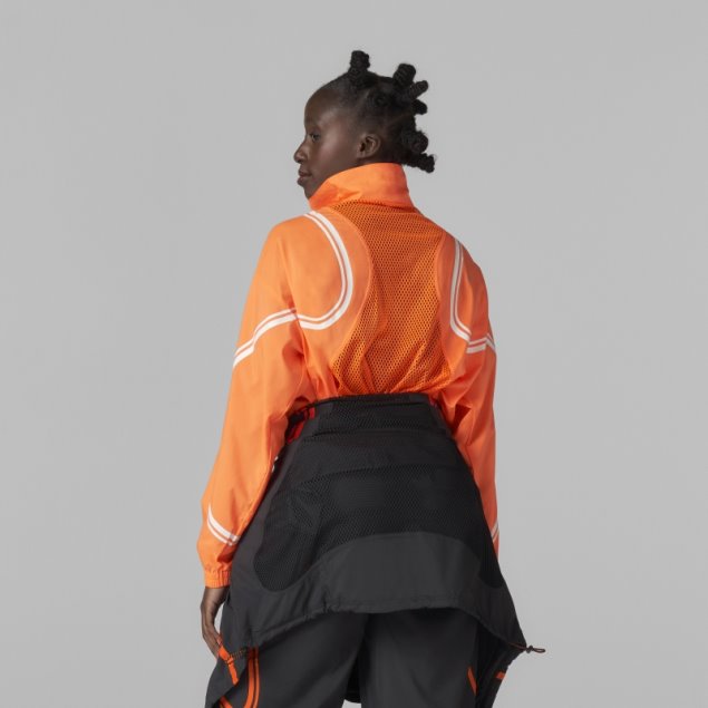 Adidas By Stella Mccartney Truepace Chaqueta Tejida Aplicación Naranja Moda