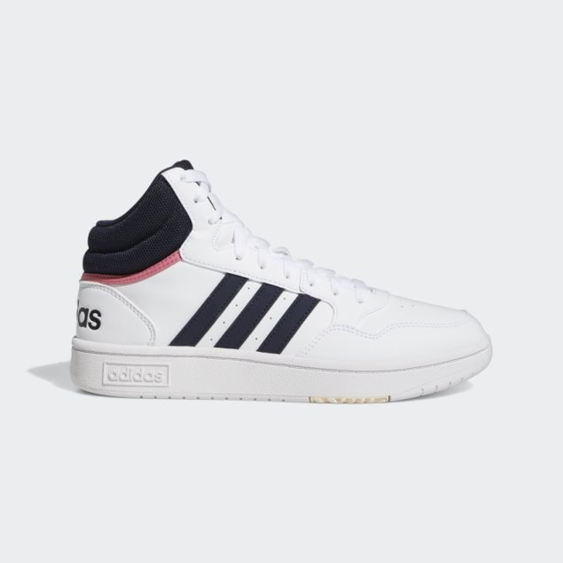 Zapatillas Adidas Hoops 3.0 Mid Blancas