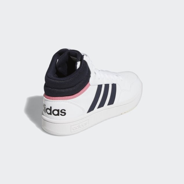 Zapatillas Adidas Hoops 3.0 Mid Blancas
