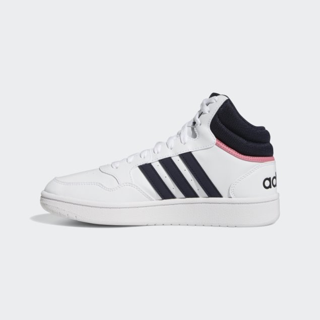 Zapatillas Adidas Hoops 3.0 Mid Blancas