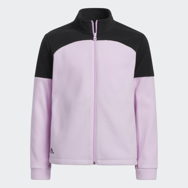 Chamarra De Golf Adidas Colorblock Negra