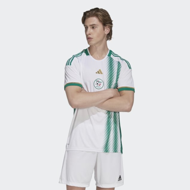 Camiseta Adidas Argelia 22 Primera Equipación Blanca