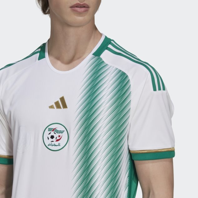 Camiseta Adidas Argelia 22 Primera Equipación Blanca