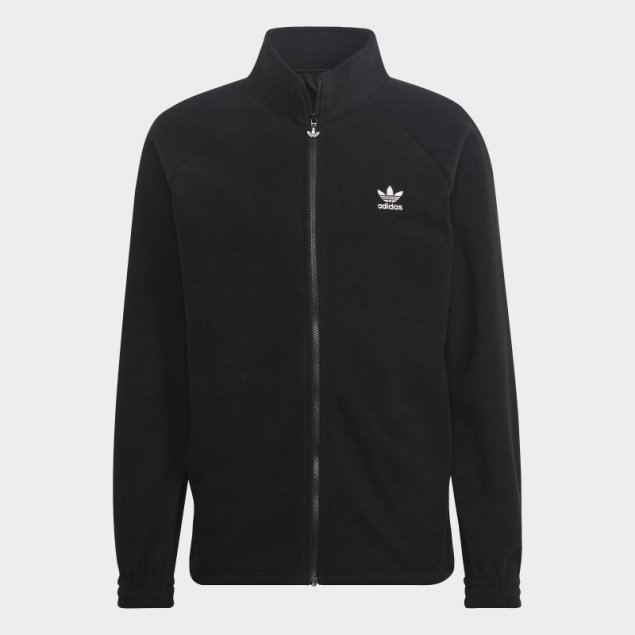 Adidas Adicolor Classics Trefoil Teddy Chaqueta Polar Negro