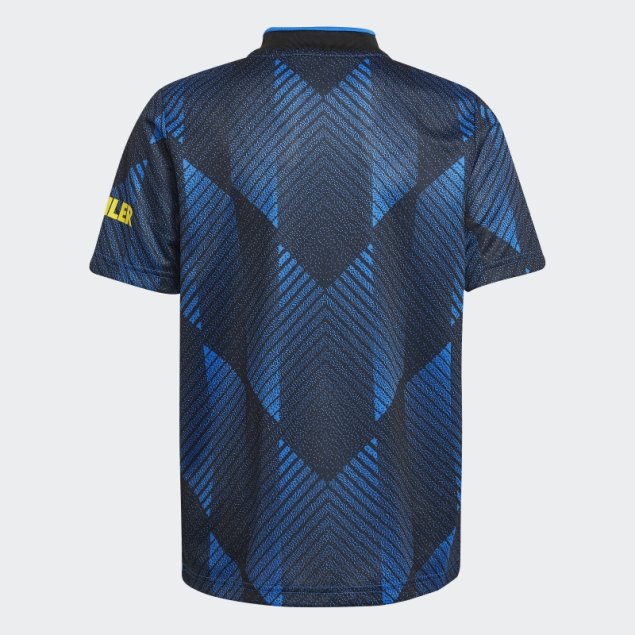 Adidas Manchester United 21/22 Tercera Camiseta Azul Brillo