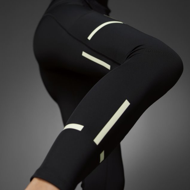 Adidas X-city Leggins De Running De Longitud Completa En Negro Fast Impact Reflect At Night