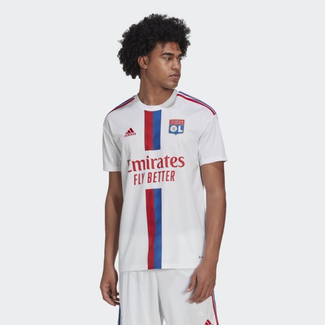 Camiseta Primera Equipación Olympique Lyonnais 22/23 Blanco Adidas