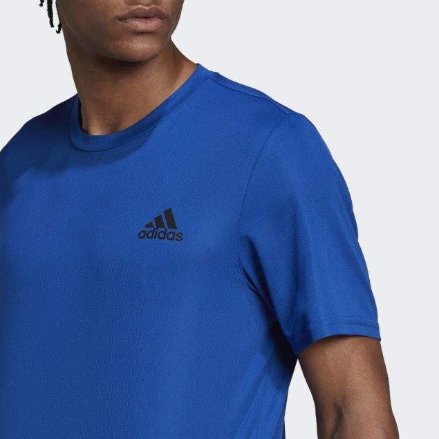 Camiseta Adidas Azul Royal Aeroready Diseñada Para El Movimiento