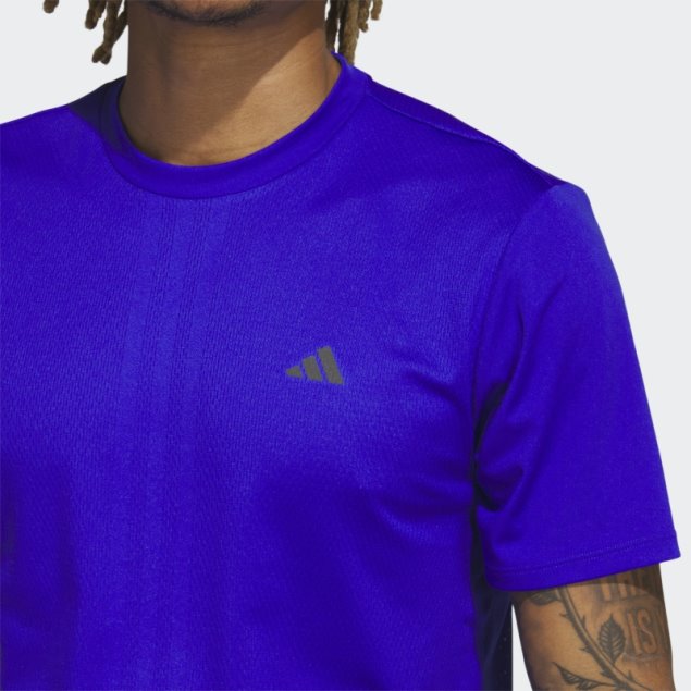 Camiseta De Entrenamiento Azul Adidas Hiit