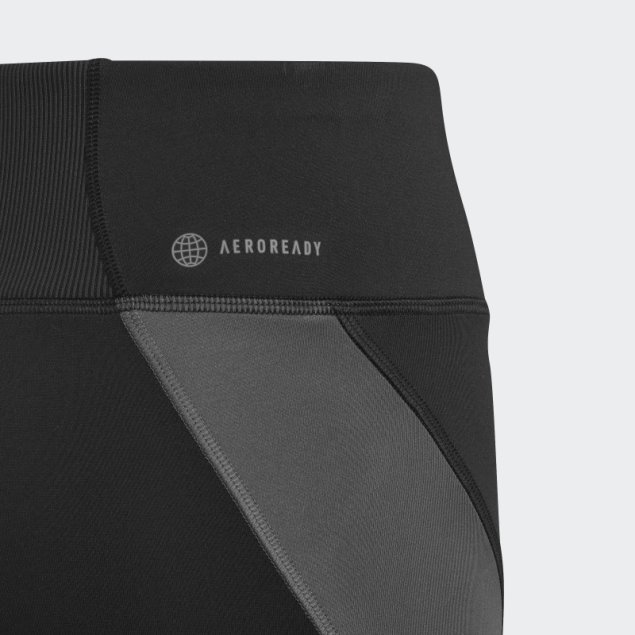 Mallas Negras Aeroready Hiit 7/8 Adidas