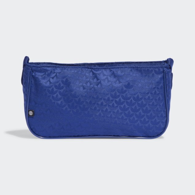 Bolso De Viaje Mini De Jacquard Con Monograma Y Trébol Azul Victoria Adidas