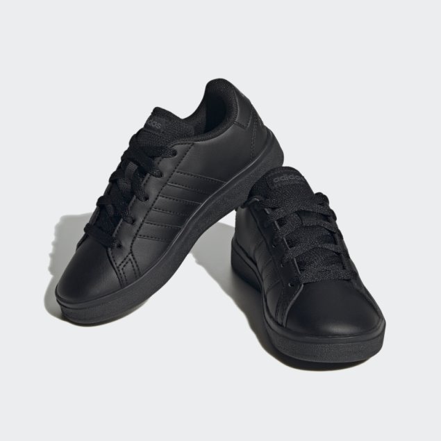 Adidas Grand Court Lifestyle Tennis Zapatos Con Cordones Gris