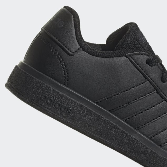 Adidas Grand Court Lifestyle Tennis Zapatos Con Cordones Gris