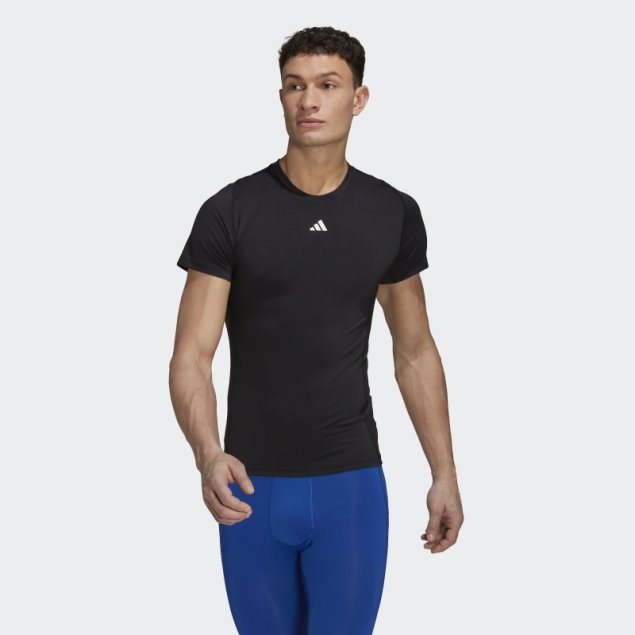 Camiseta De Entrenamiento Techfit Negra Adidas