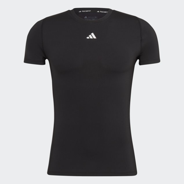 Camiseta De Entrenamiento Techfit Adidas Negra