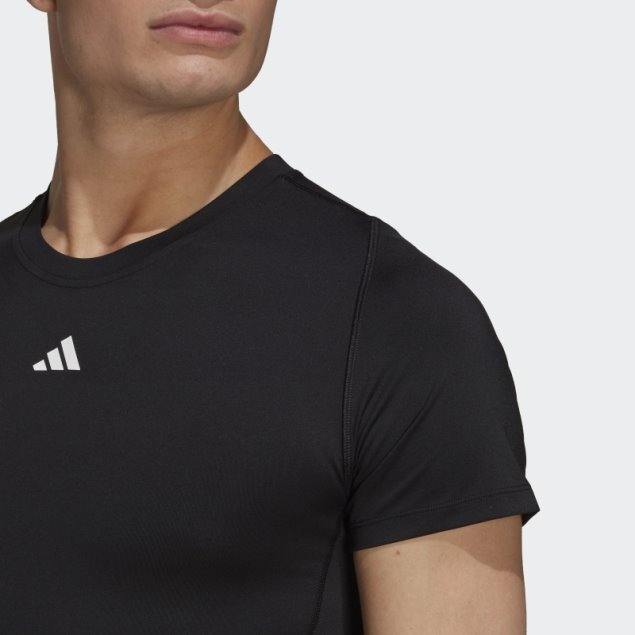 Camiseta De Entrenamiento Techfit Adidas Negra