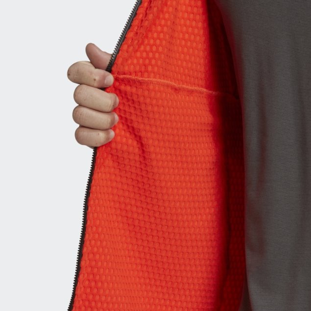 Adidas Terrex Tech Flooce Light Chaqueta De Senderismo Con Capucha Naranja