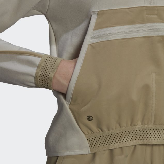 Sudadera Terrex Con Media Cremallera Y Bolsillo Con Media Cremallera Adidas Aluminium