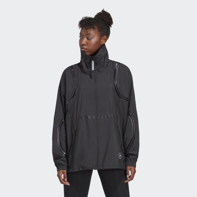 Adidas By Stella Mccartney Truepace Chaqueta Tejida Negro Moda