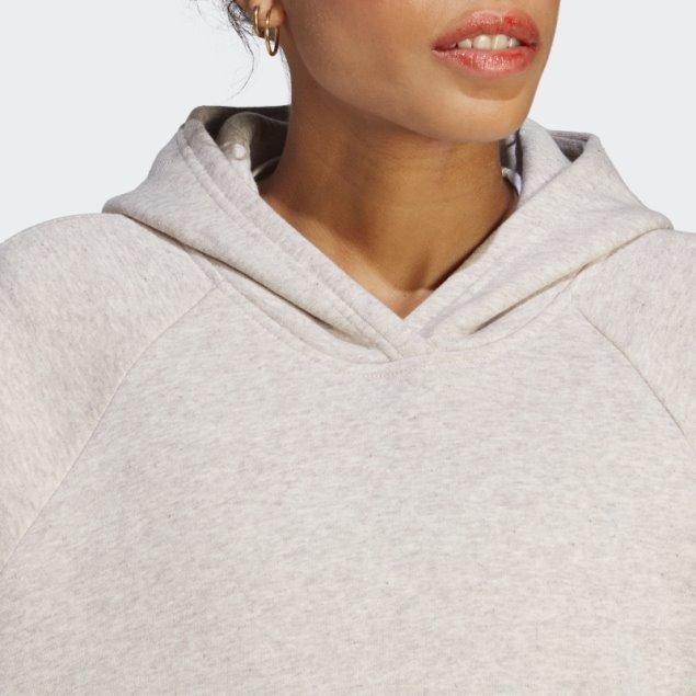 Sudadera Con Capucha De Forro Polar Adidas Taupe Mel All Szn Boyfriend