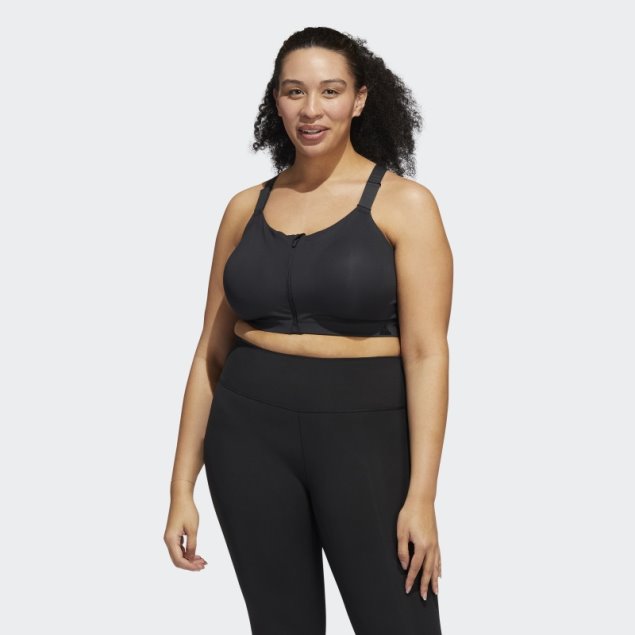 Negro Adidas Tlrd Impact Luxe Training High-support Bra (talla Grande) Caliente
