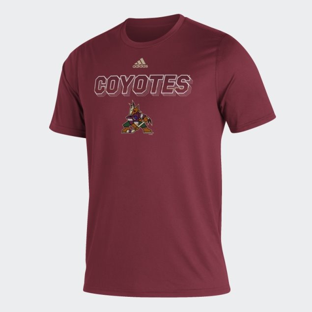 Camiseta Adidas Coyotes Burdeos