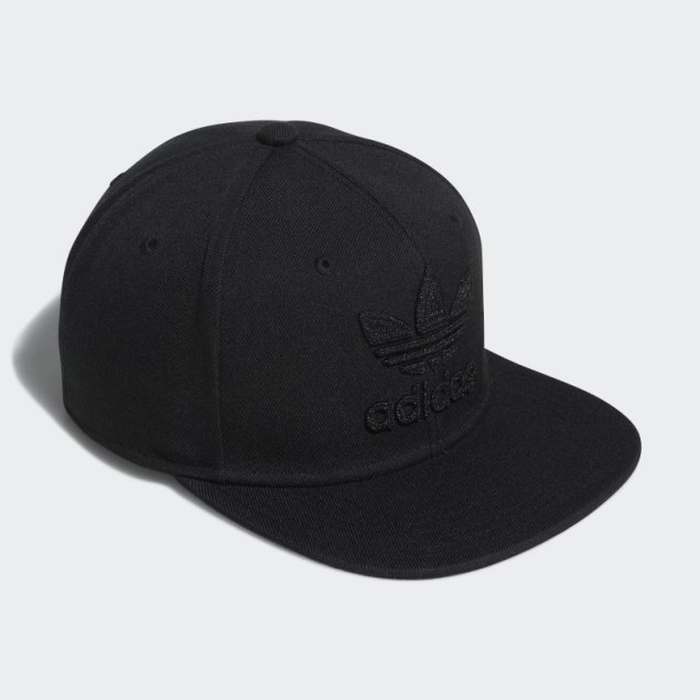 Gorra Snap-back Con Cadena De Trébol Negro Adidas