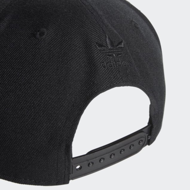 Gorra Snap-back Con Cadena De Trébol Negro Adidas