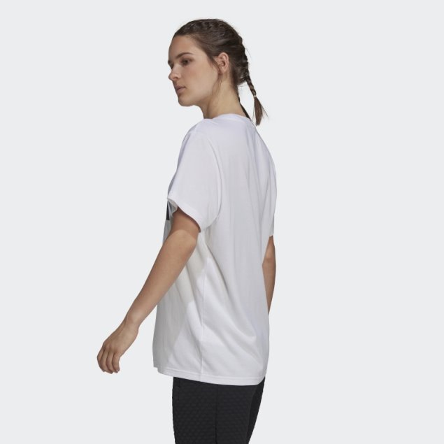 Camiseta Blanca Con Gráfico De Iconos De Futuro Adidas