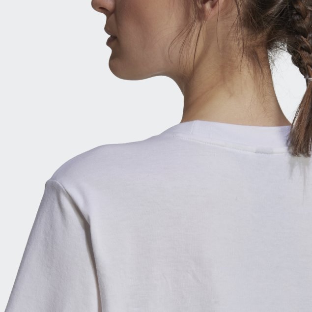 Camiseta Blanca Con Gráfico De Iconos De Futuro Adidas