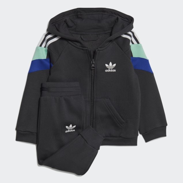 Adidas Rekive Sudadera Con Capucha Conjunto Carbono Caliente
