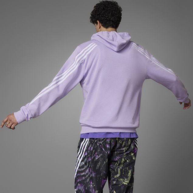 Sudadera Con Capucha Adidas Future Icons Hyperpulse (género Neutral) Brillo Púrpura