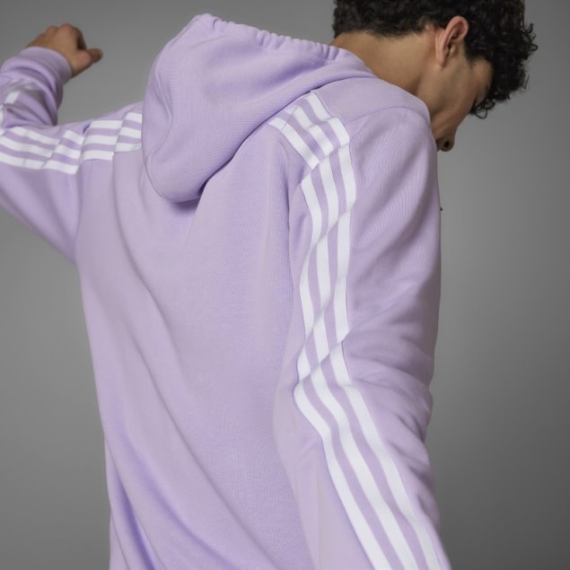 Sudadera Con Capucha Adidas Future Icons Hyperpulse (género Neutral) Brillo Púrpura