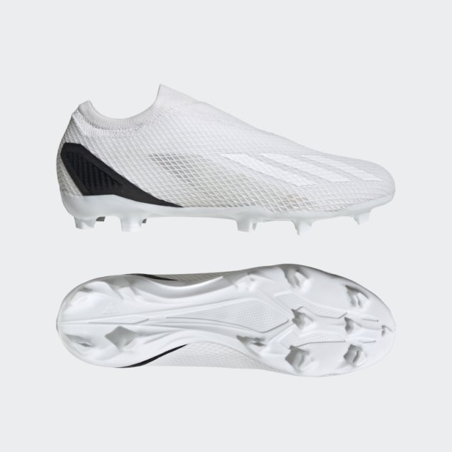 Adidas X Speedportal.3 Botas Para Terreno Firme Sin Cordones Blanco
