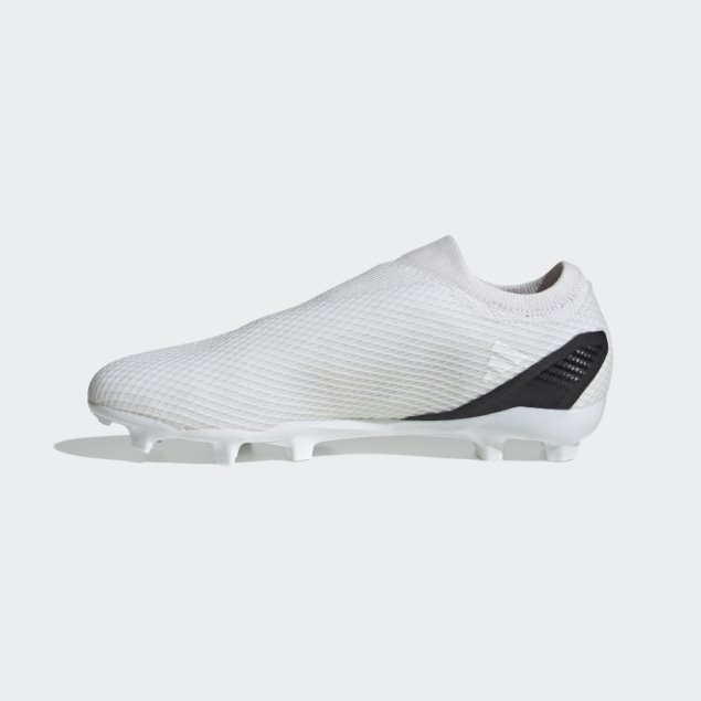 X Speedportal.3 Tacos De Fútbol Para Terreno Firme Sin Cordones Adidas Blanco