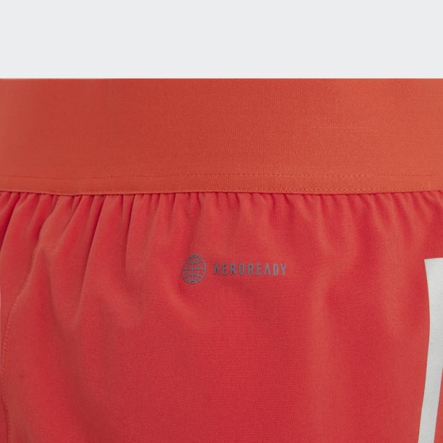 Adidas Shorts Rojos Dos En Uno Aeroready