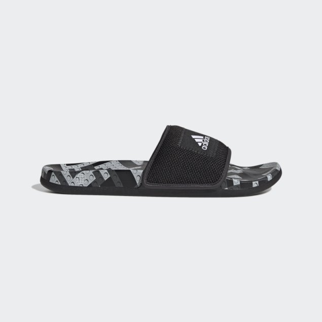 Chanclas Adidas Adilette Comfort X Lego Negras