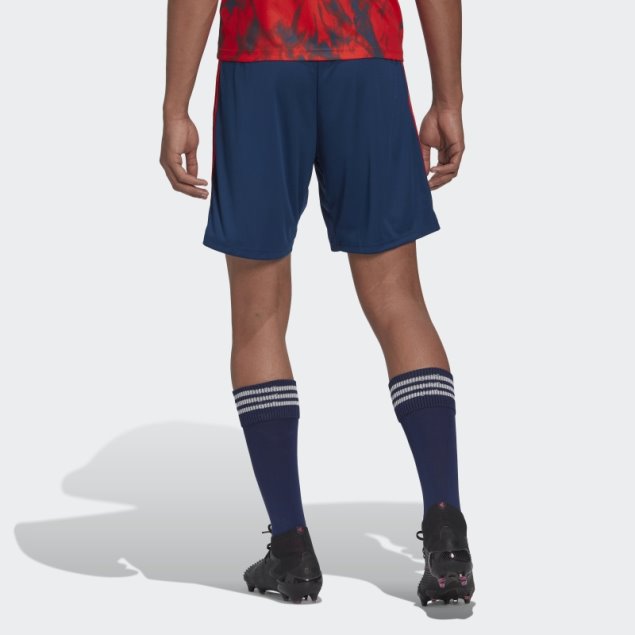 Pantalón Corto Adidas Olympique Lyonnais 22/23 Segunda Equipación Azul Misterio