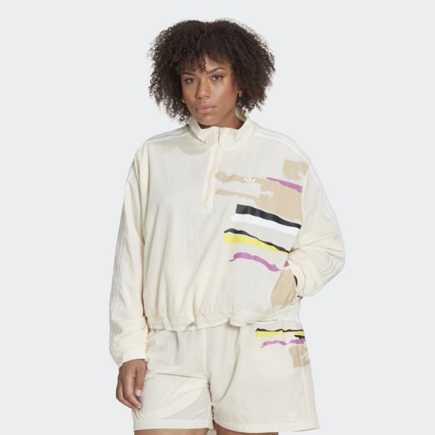 Sudadera Adidas Ecru Tint Thebe Magugu (talla Grande)