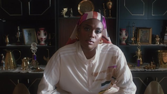 Sudadera Adidas Ecru Tint Thebe Magugu (talla Grande)