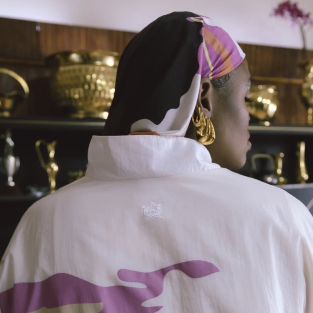 Sudadera Adidas Ecru Tint Thebe Magugu (talla Grande)