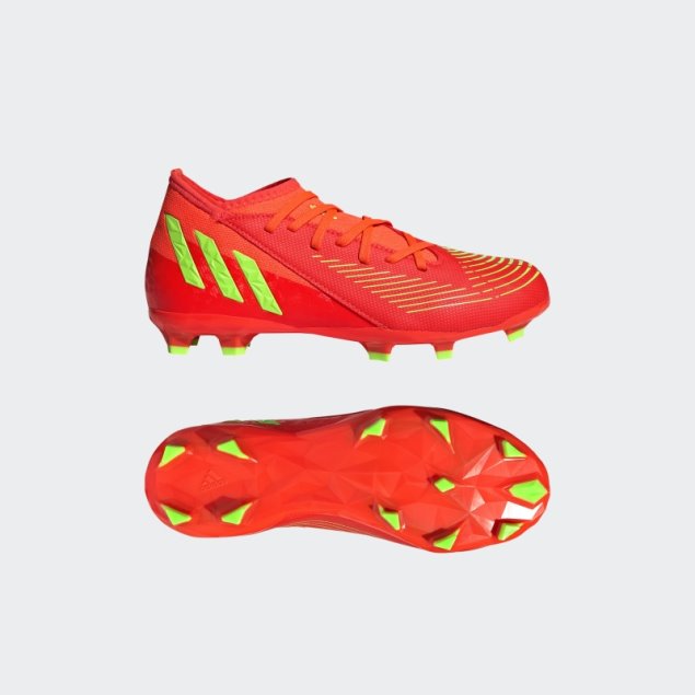 Adidas Predator Edge.3 Botas De Fútbol Para Terreno Firme Rojo
