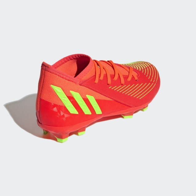 Rojo Adidas Predator Edge.3 Tacos Para Terreno Firme