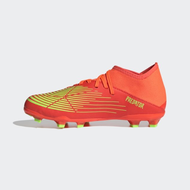 Rojo Adidas Predator Edge.3 Tacos Para Terreno Firme