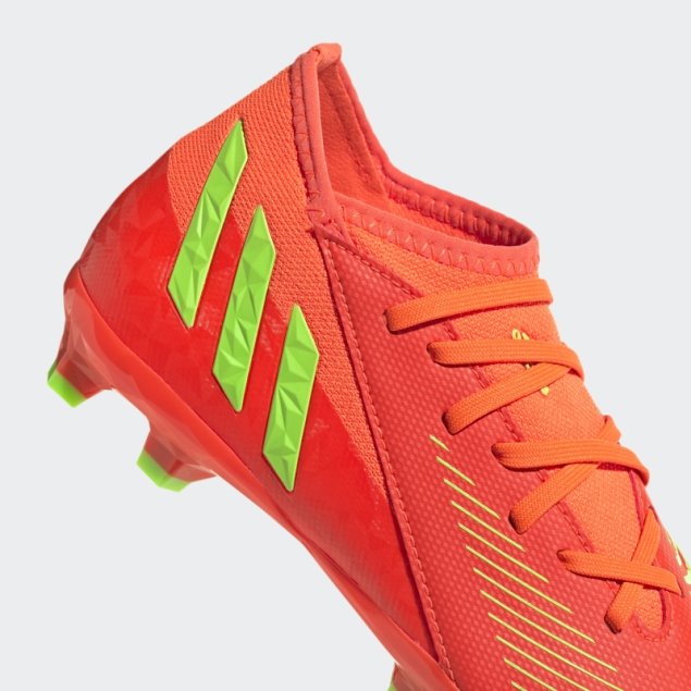 Rojo Adidas Predator Edge.3 Tacos Para Terreno Firme