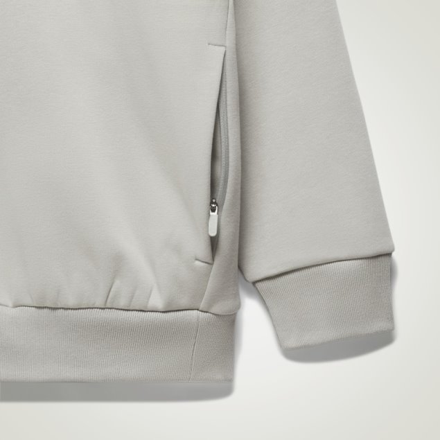 Sudadera Adidas Basketball Crew Gris Metal