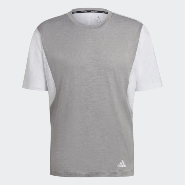 Camiseta De Entrenamiento Adidas Well Being Mgh Gris Solido