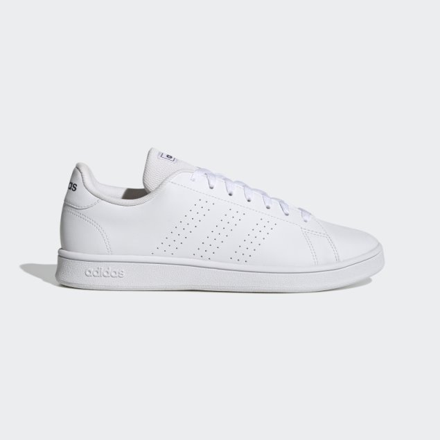 Blanco Adidas Advantage Base Court Zapatos De Estilo De Vida