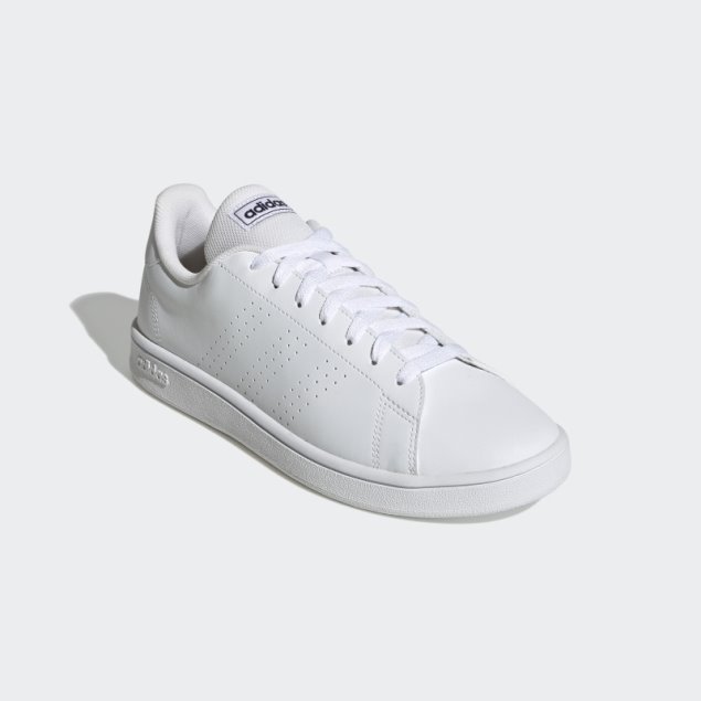 Blanco Adidas Advantage Base Court Zapatos De Estilo De Vida