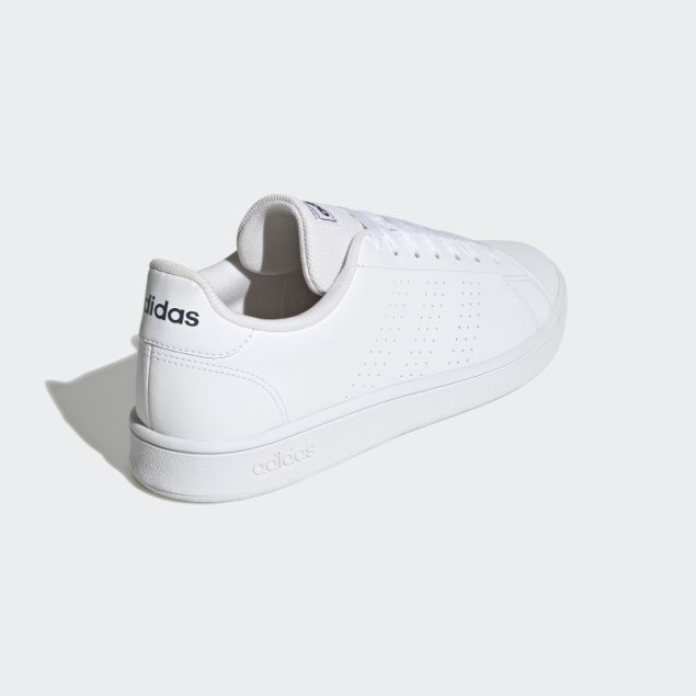 Blanco Adidas Advantage Base Court Zapatos De Estilo De Vida